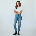 Czarne eleganckie botki damskie Filippo DBT7357/25 BK skórzane ocieplone