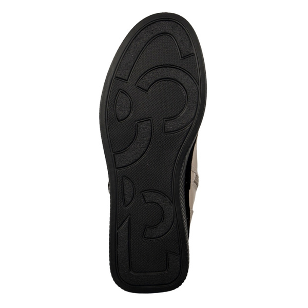 Beżowe Botki na platformie damskie Filippo DBT4799/25 BE skórzane