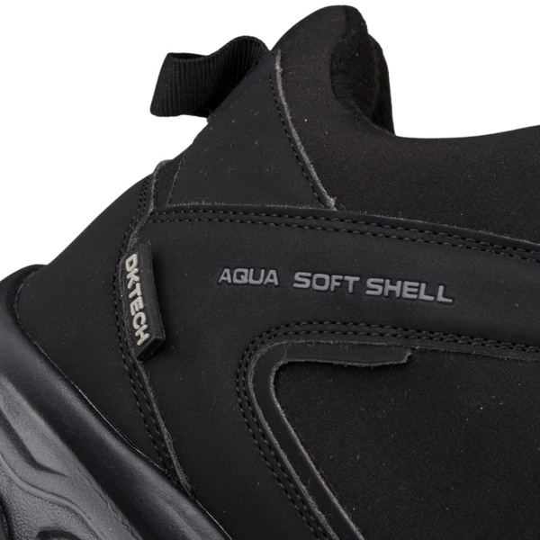 Zimowe buty trekkingowe DK 1029-P SAURON czarne wysokie ocieplone polarem