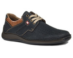 Półbuty Rieker 5207-14 blue niebieski