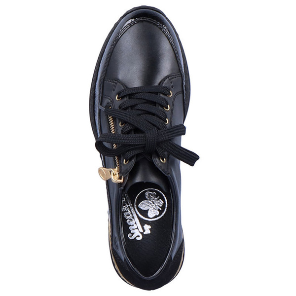 Półbuty damskie Rieker N4330-00 black