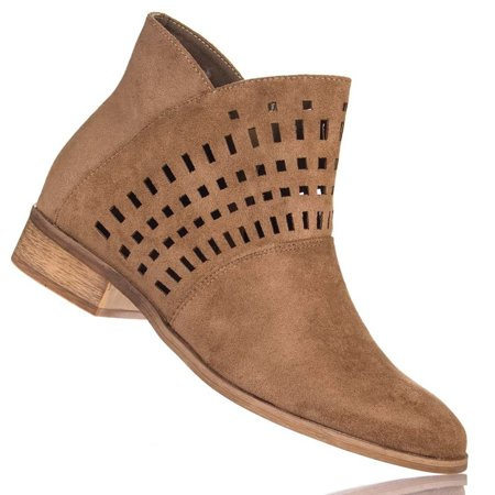 Botki przejściowe Potocki 12092BG beżowy