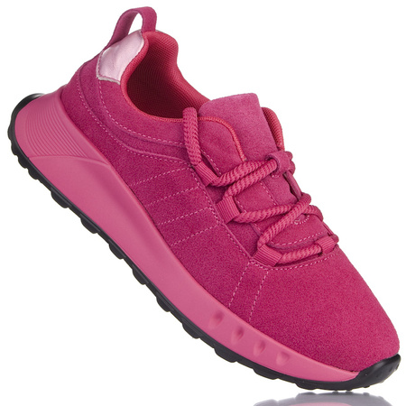 Różowe sneakersy z grubymi sznurówkami T. sokolski J24-235 Fuxia