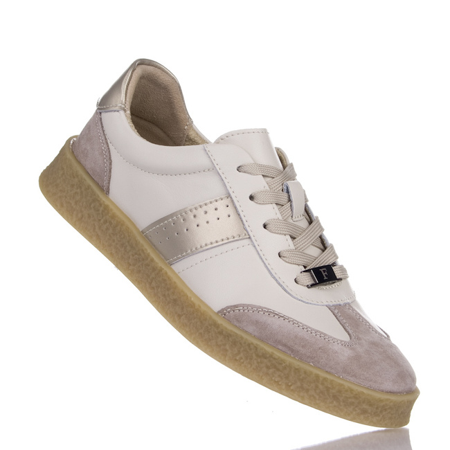 Beżowe sneakersy damskie Filippo DP6799/25 BE GO buty sportowe