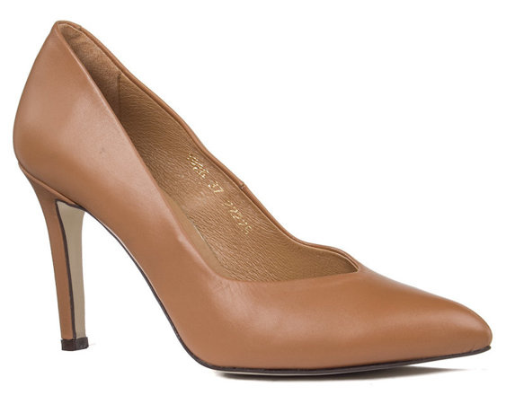 Szpilki Eska 1926/1089 brąz