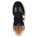 Czarne sneakersy damskie Venezia V408-00395-09 skórzane buty sportowe