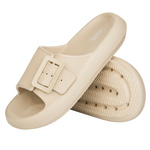 Damskie Klapki na platformie Big Star RR274A582 beżowe eva lekkie