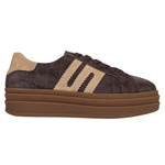 Brązowe sneakersy zamszowe Venezia V408-00392 skórzane sportowe