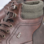 Trzewiki Zimowe Rieker F4544-25 brown skóra