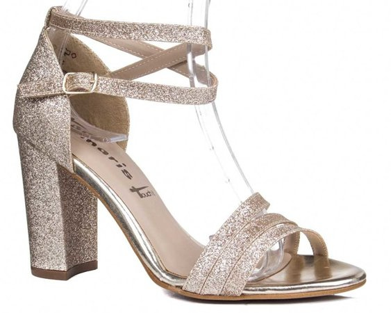 Sandały Tamaris 1-28393-37 935 LT.GOLD GLAM