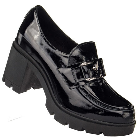 Półbuty Lemar 20097 Naplak Czarny + CN