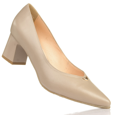 Czółenka damskie Bioeco Arka 6508 beż