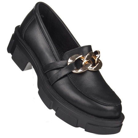 Mokasyny Filippo DP3221/23 BK czarne