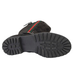 Czarne kozaki damskie Simen 1972A S04 skórzane ciepłe WEŁNA