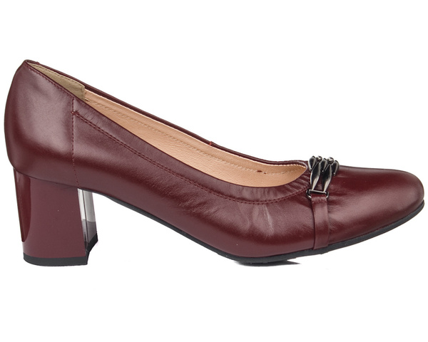 Czółenka Bioeco by Arka 6131 1573 bordo