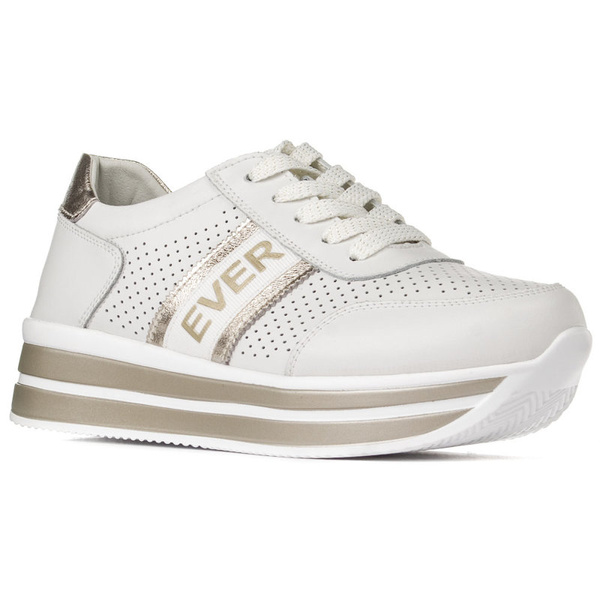Sneakersy damskie Filippo DP1414/22 WH/GO