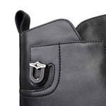 Skórzane trzewiki damskie Filippo DBT7369/25 BK czarne ocieplone