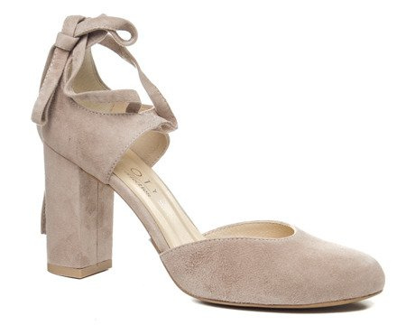 Sandałki Kotyl 5911 beż zamsz