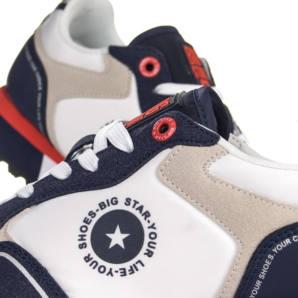 Sneakersy Big Star LL274538 biały/granat