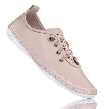 Półbuty damskie Venezia 032654 beż lekkie