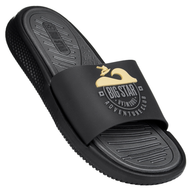 Męskie klapki basenowe sportowe Big Star RR174A010 lekkie czarne