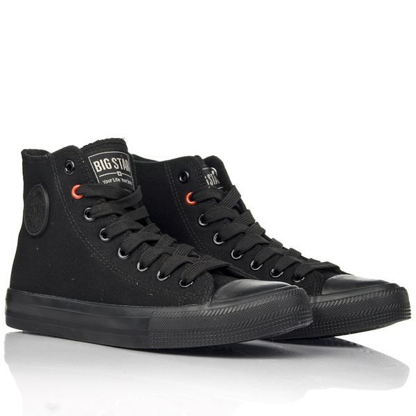 Wysokie Trampki Big Star T274033 czarne