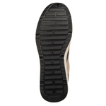 Beżowe sneakersy na platformie damskie Filippo DP7105/25 BE skórzane