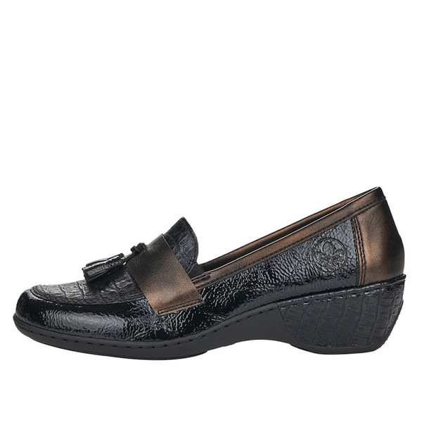 Półbuty damskie Rieker 47171-00 black