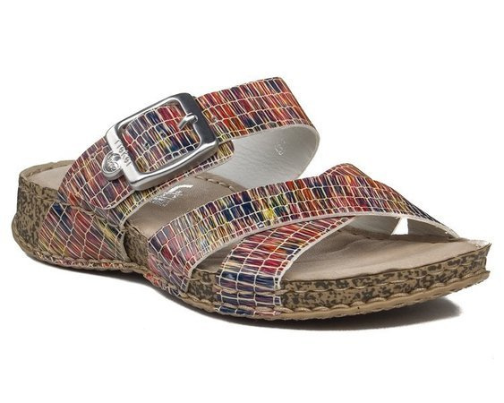 Klapki Rieker 61198-90 multi