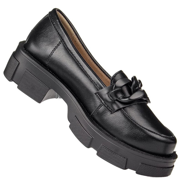 Mokasyny Filippo DP3221/22 BK BK czarne