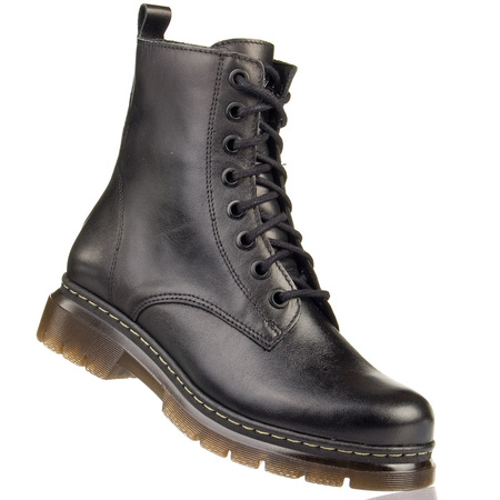 Glany damskie botki Contes 542 czarny lico