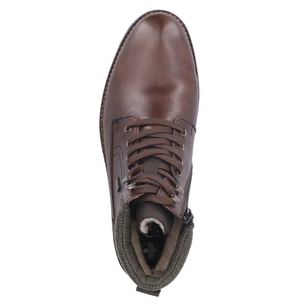 Trzewiki Zimowe Rieker F4544-25 brown skóra