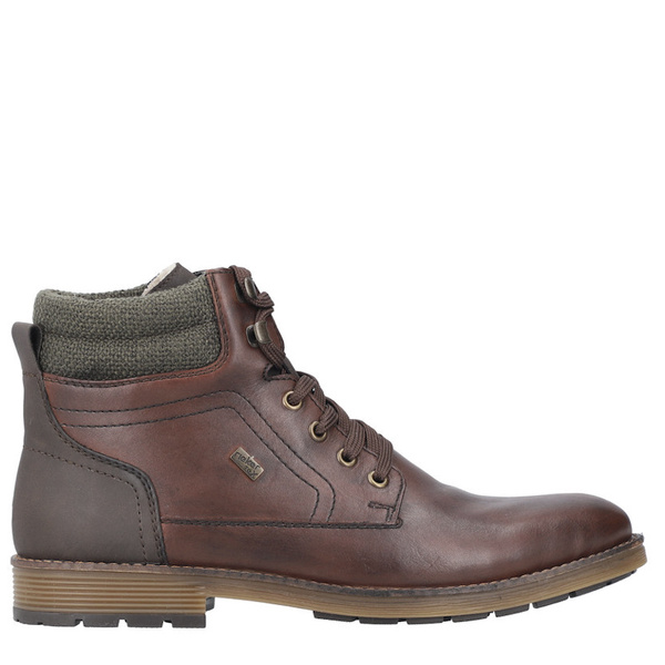 Trzewiki Zimowe Rieker F4544-25 brown skóra