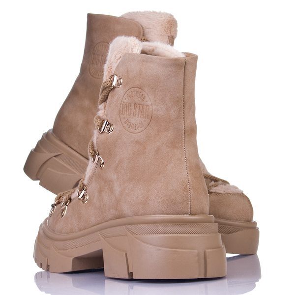 Workery damskie Big Star MM274573 camel