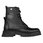 Skórzane Trzewiki damskie T.Sokolski SAR Z25-345 BLK czarne na platformie