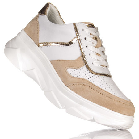 Sneakersy damskie Filippo DP4579/23 WH BE