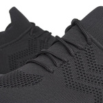 Sneakersy materiałowe damskie Potocki 16329BK czarne buty sportowe