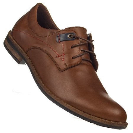 Półbuty męskie Abis 7090/728 124 brąz