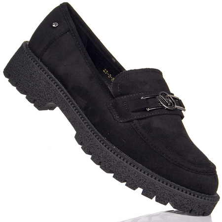 Półbuty damskie Potocki 21047BK czarny