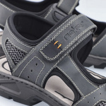 Sportowe sandały męskie Rieker 26156-47 grey szare wygodne