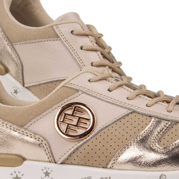 Sneakersy damskie Filippo DP3542/22 BE złoty