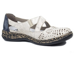 Półbuty Rieker 46375-60 beige