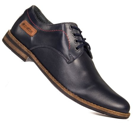 Półbuty męskie Abis 4149/728 granat