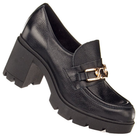 Półbuty Lemar 20115 T.Czarny + zł