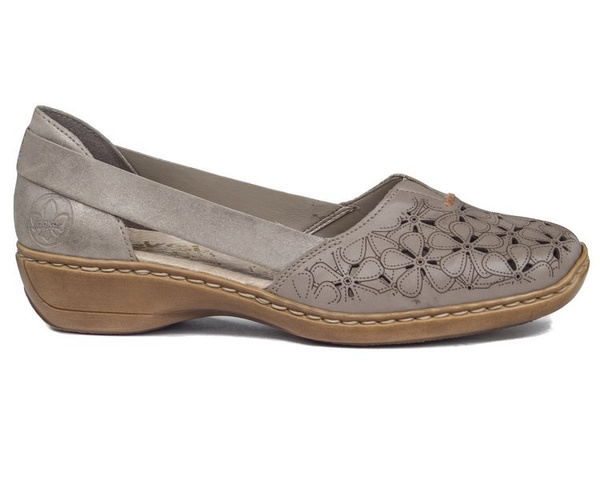Półbuty Rieker 41356-64 beige beż