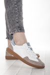 Białe sneakersy damskie skórzane T. Sokolski 224 WH/BLUE sportowe 