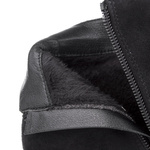 Botki damskie Barski HY42-712 black czarne koraliki zamsz