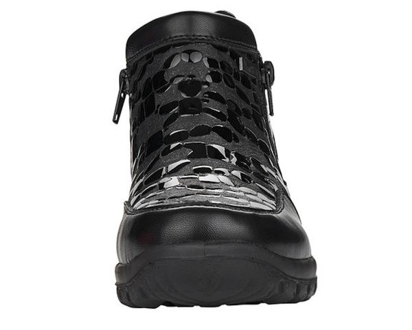 Botki damskie Rieker L7182-00 black czarne