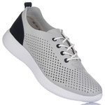 Sneakersy ażurowe Artiker 48C1481 szare 