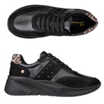 Czarne Sneakersy damskie Maciejka P7239-01 czarne skórzane sportowe